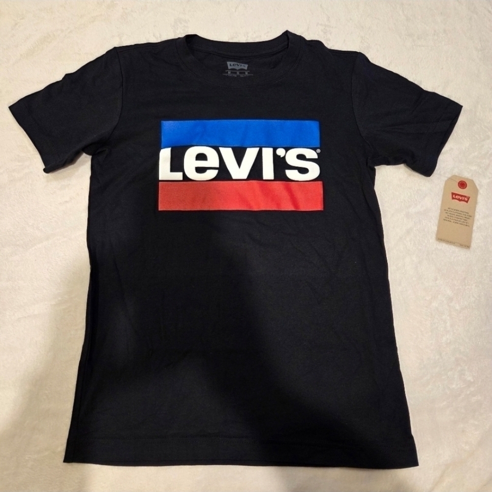Levi's Big Boys Crew Neck Short Sleeve Graphic T-Shirt Medium 10-12 - Picture 2 of 6